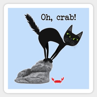 Oh, crab Sticker